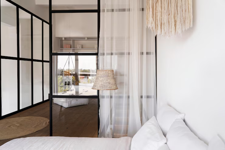 Divider in bedroom